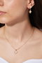 Heliophilia Silver Conjunto de Collar y Pendientes Dorado CSET9823